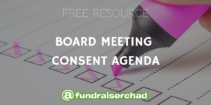 Board Meeting Consent Agenda