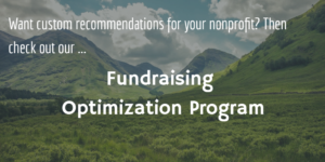 Fundraising Optimization program