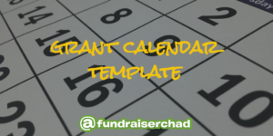 Grant Calendar Template