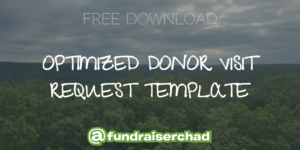 Optimized Donor Visit Request Template